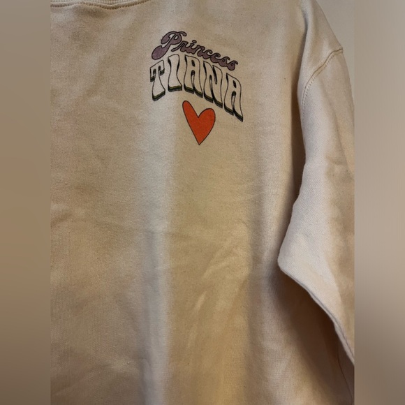 Disney Store Junk Food Tiana Ladies' Sweatshirt, The Princess and t… - Picture 7 of 14